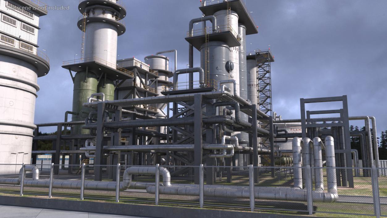 3D Fuel Processing Plant