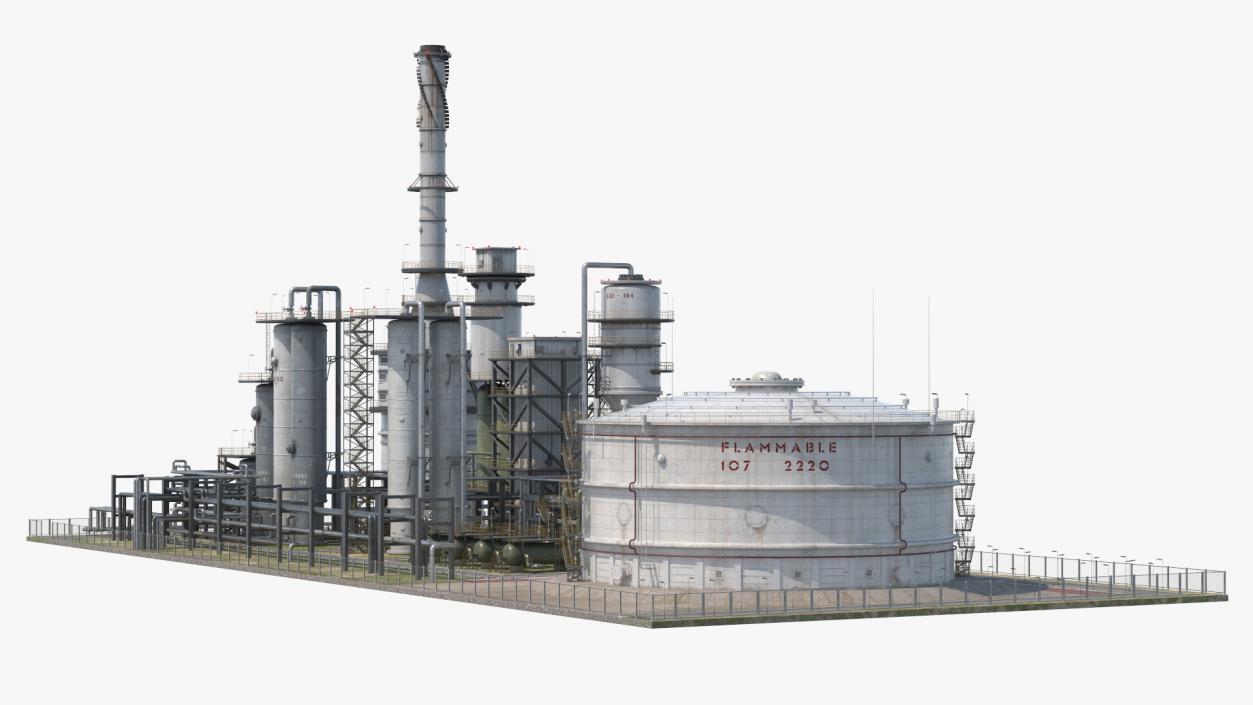 3D Fuel Processing Plant