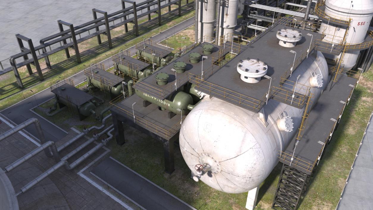 3D Fuel Processing Plant