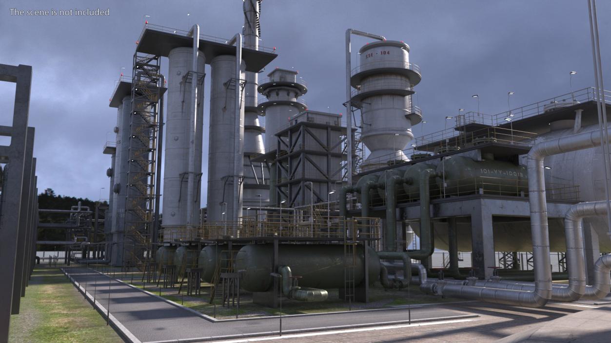 3D Fuel Processing Plant