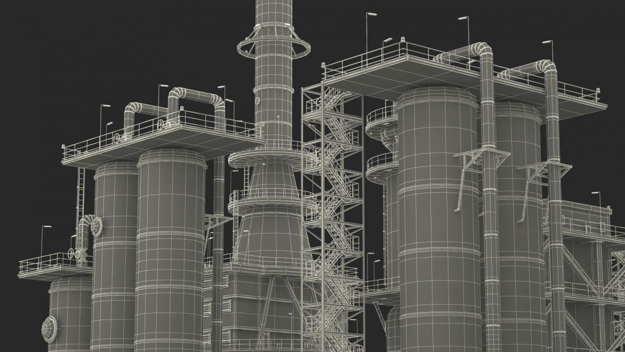 3D Fuel Processing Plant