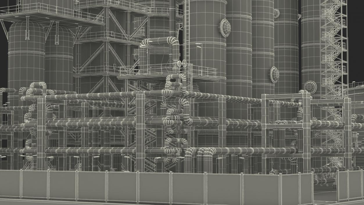 3D Fuel Processing Plant