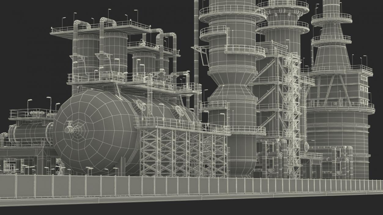 3D Fuel Processing Plant