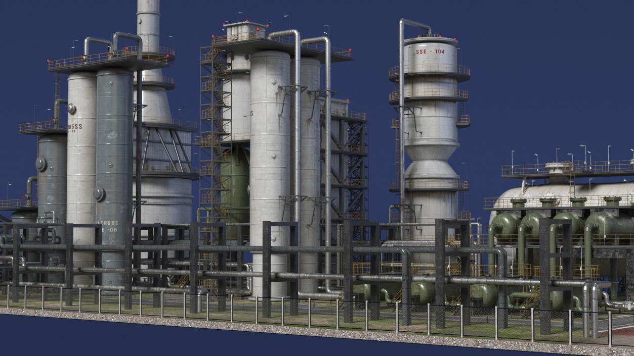 3D Fuel Processing Plant