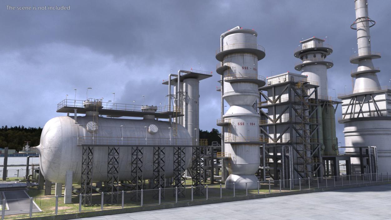 3D Fuel Processing Plant