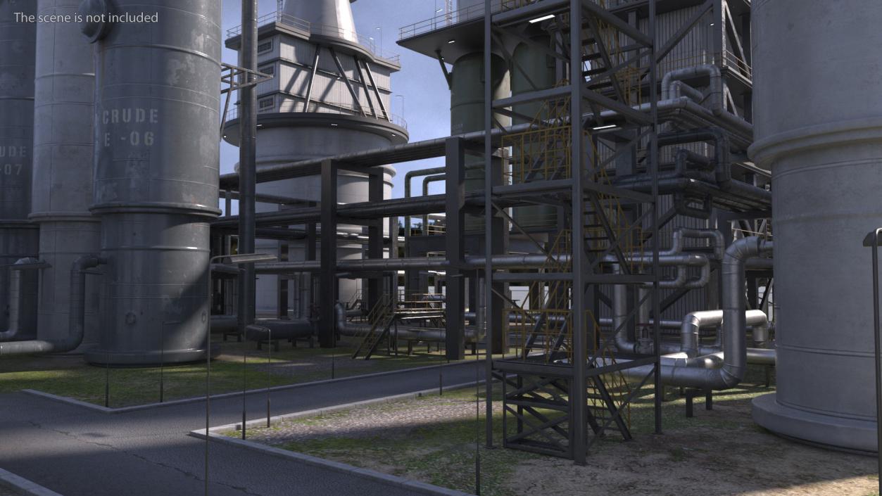 3D Fuel Processing Plant