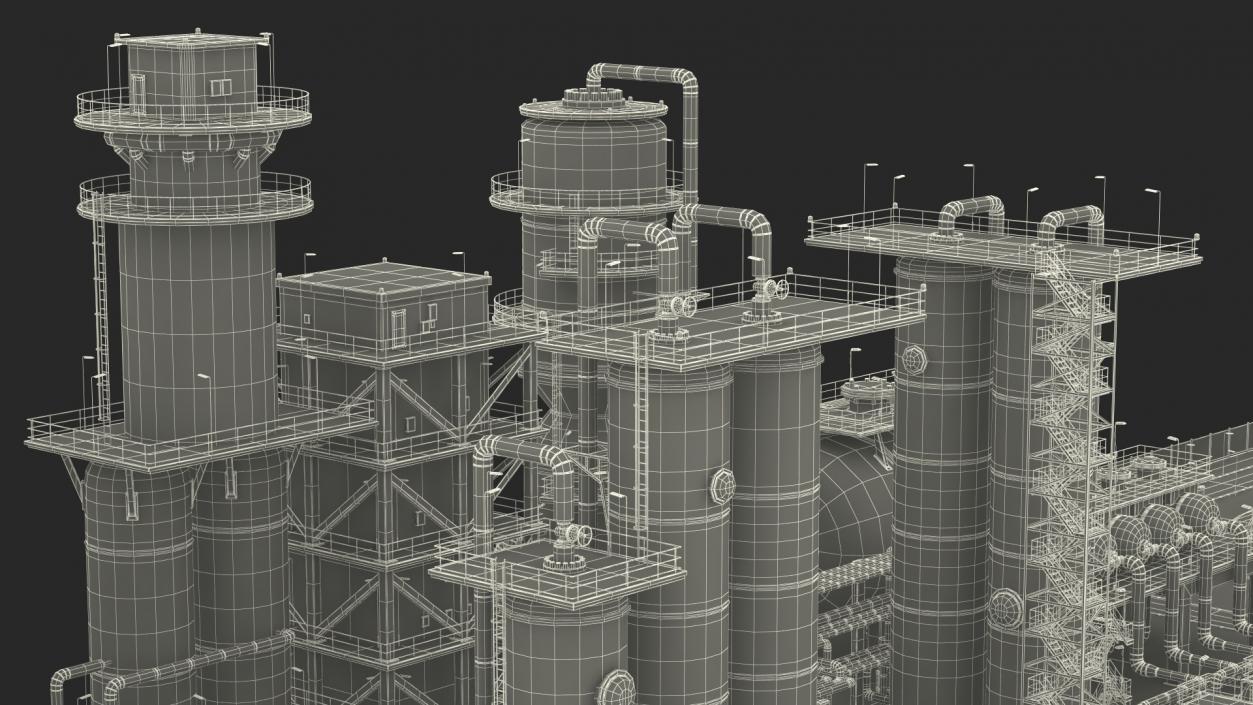 3D Fuel Processing Plant