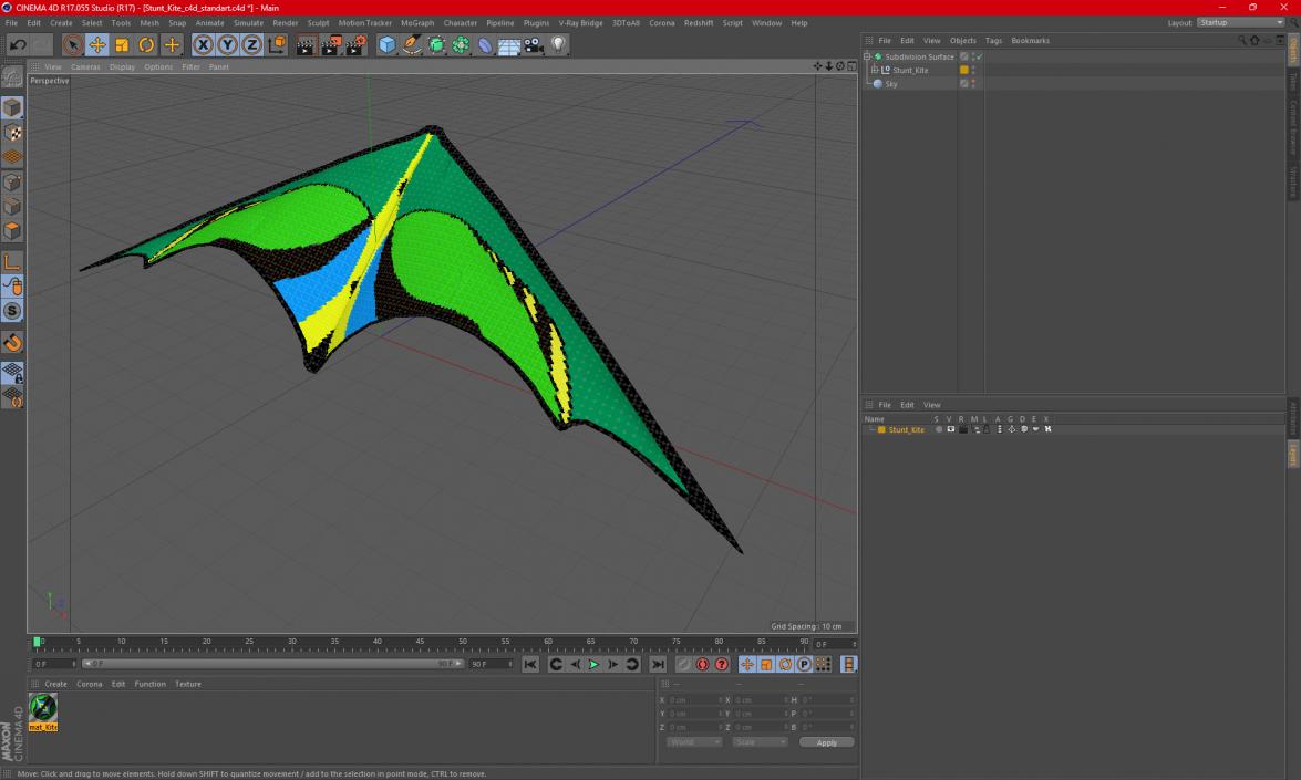 3D model Stunt Kite