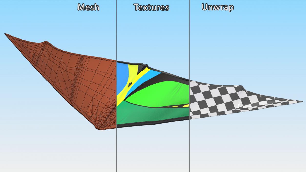 3D model Stunt Kite