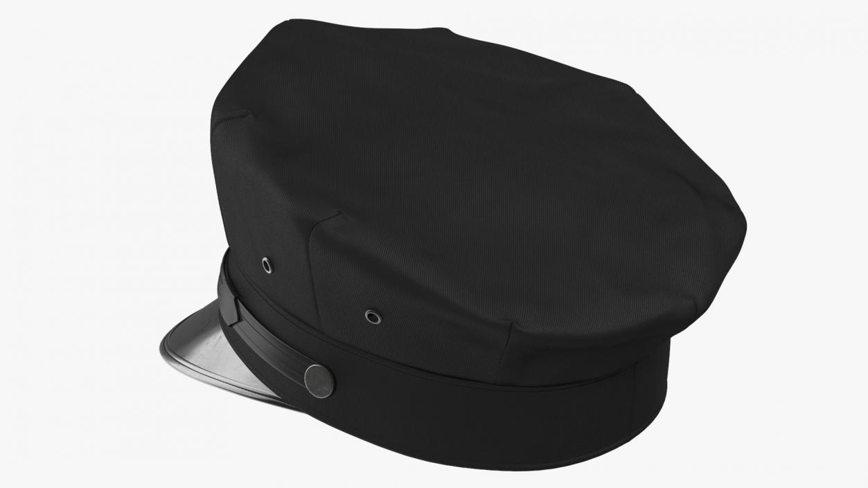 Highly Detailed Police Officer Cap 3D model