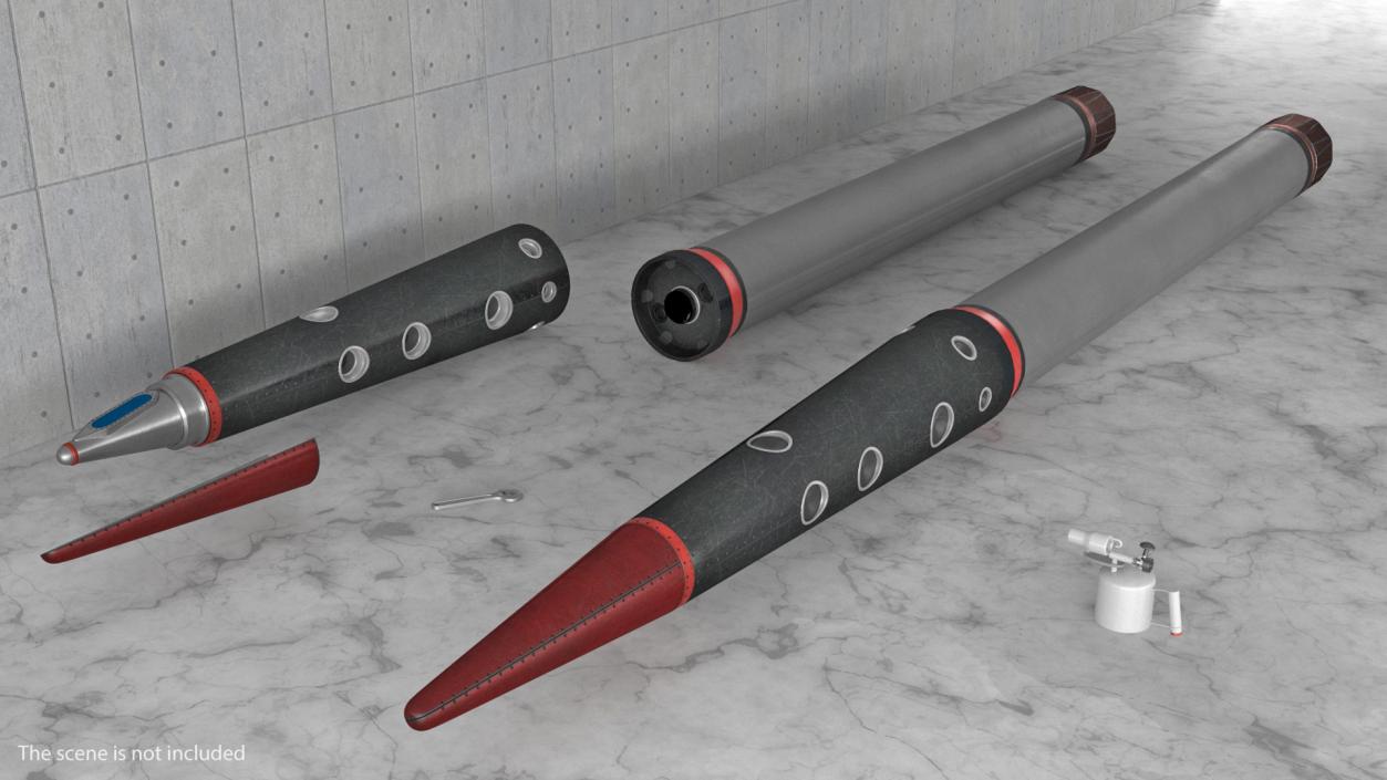 3D Anti Ballistic Missile Set