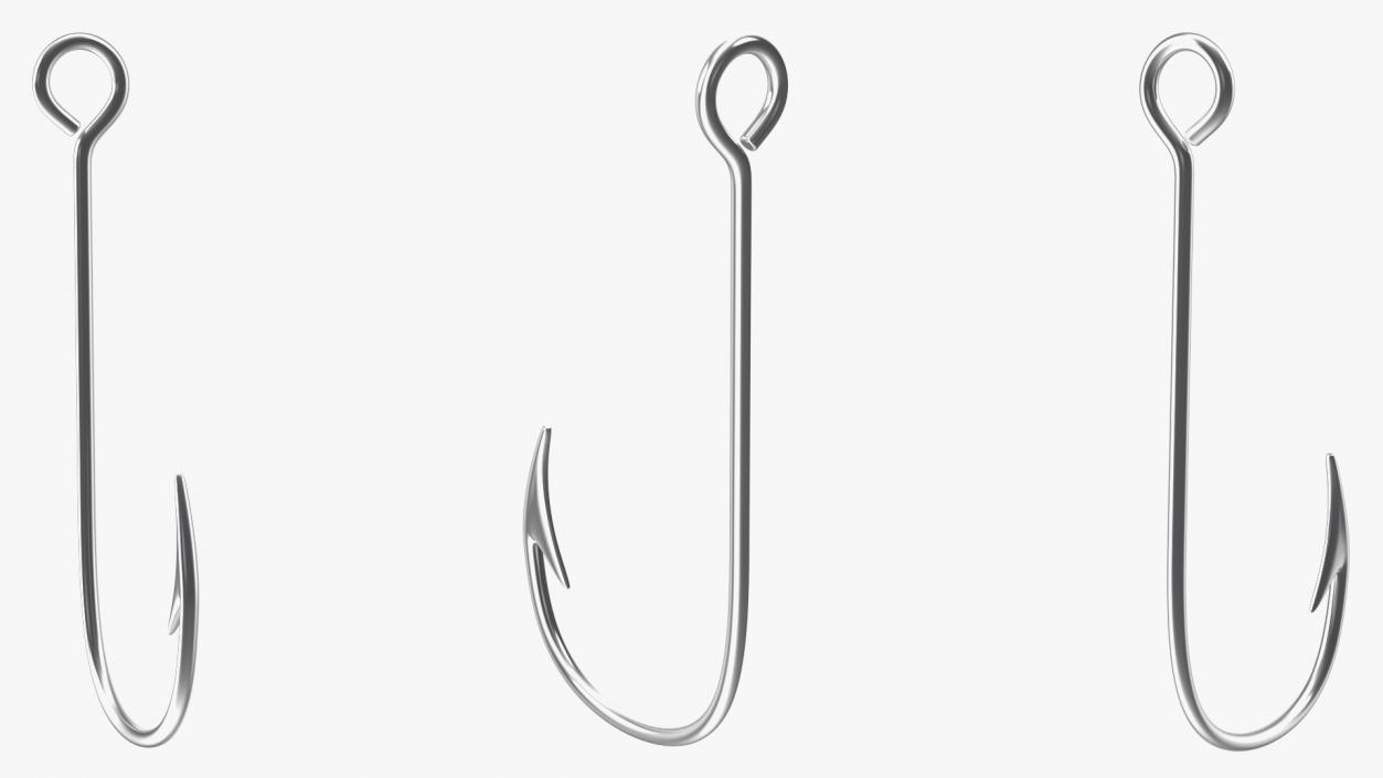 3D Aberdeen Fishing Hook