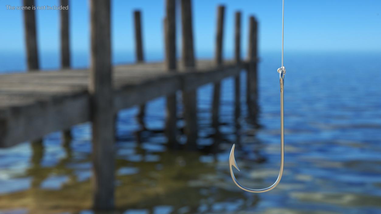 3D Aberdeen Fishing Hook