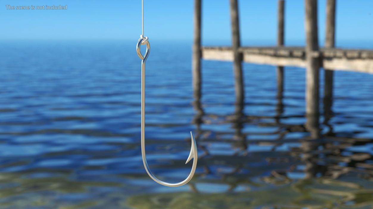 3D Aberdeen Fishing Hook