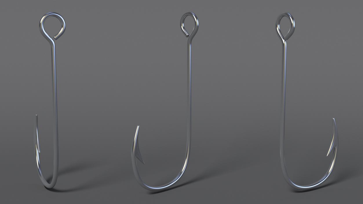 3D Aberdeen Fishing Hook