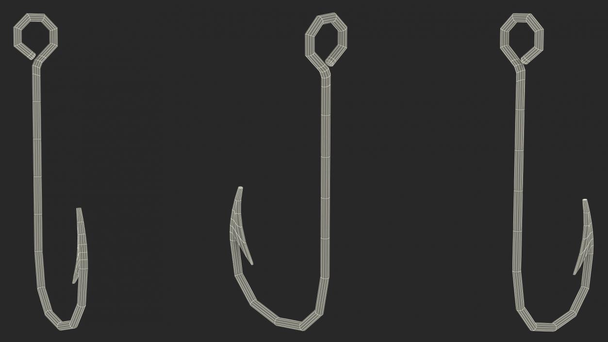 3D Aberdeen Fishing Hook