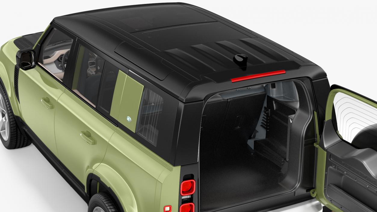 Land Rover Defender Country Pack Rigged 3D model