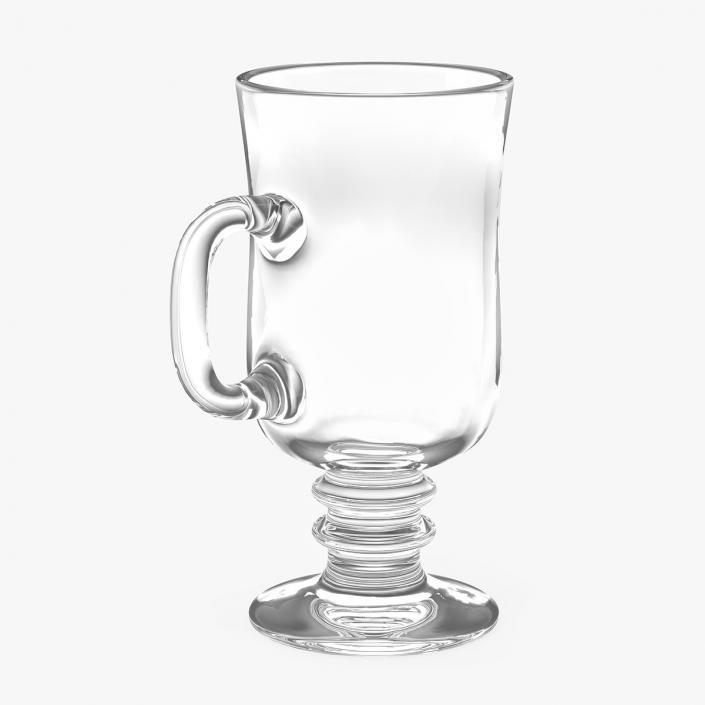 Irish Glass Coffee Mug 2 3D model