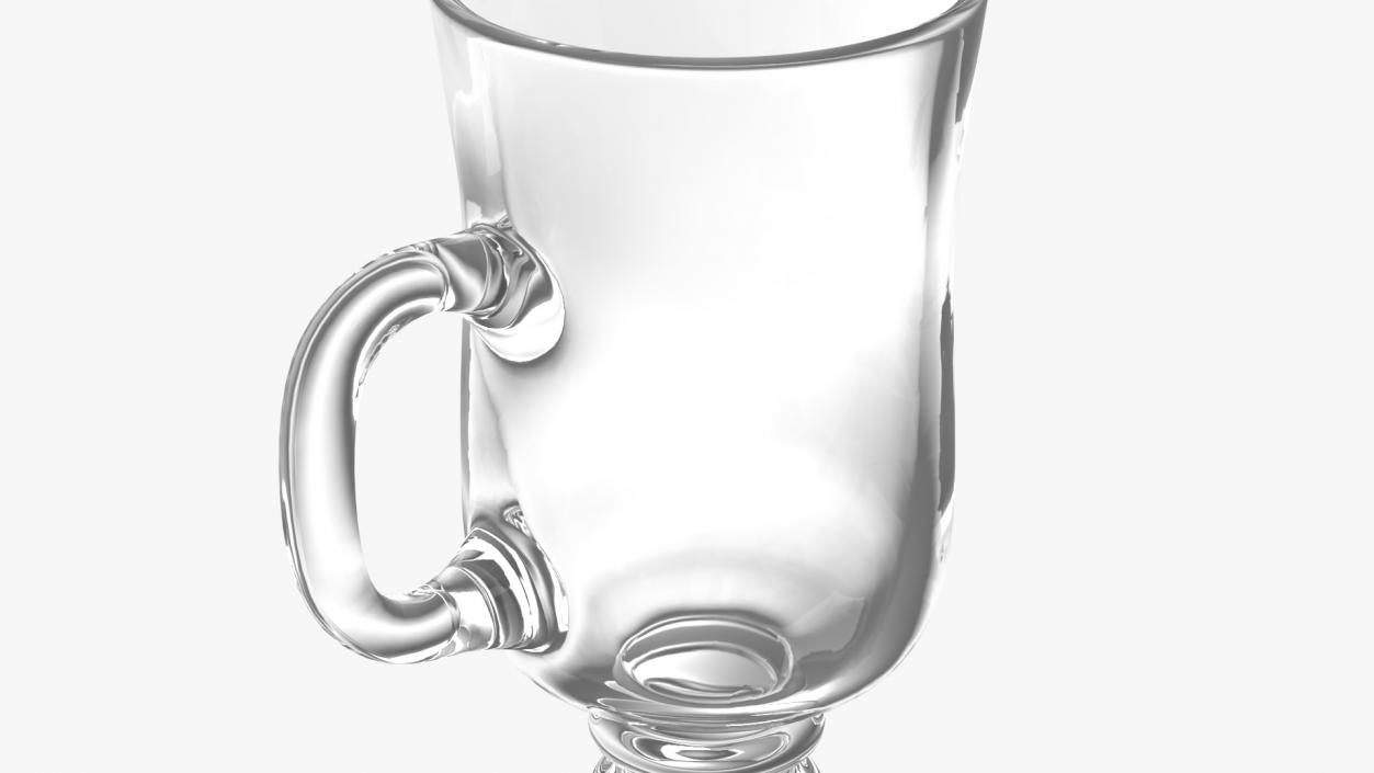 Irish Glass Coffee Mug 2 3D model