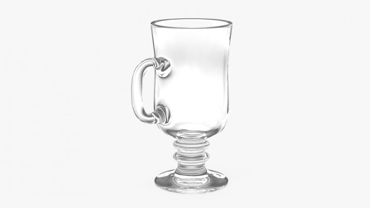 Irish Glass Coffee Mug 2 3D model