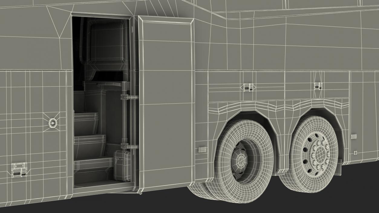 3D Volvo 9900 Bus Rigged