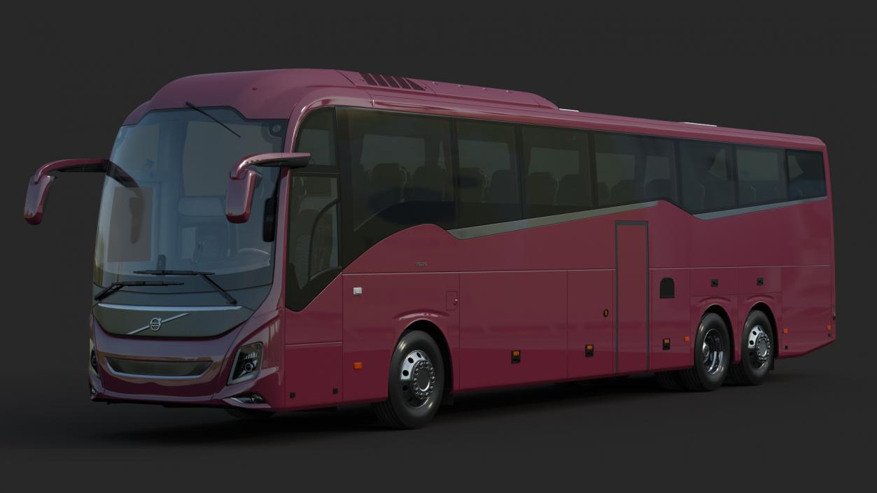 3D Volvo 9900 Bus Rigged