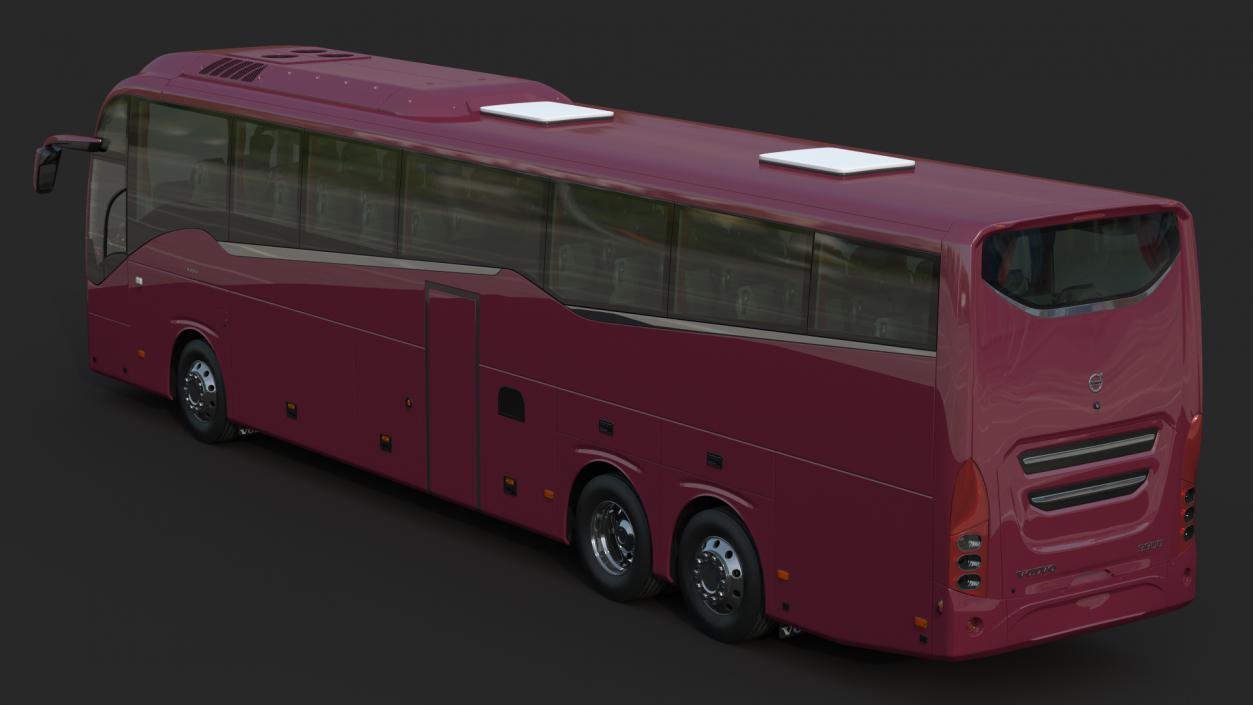 3D Volvo 9900 Bus Rigged