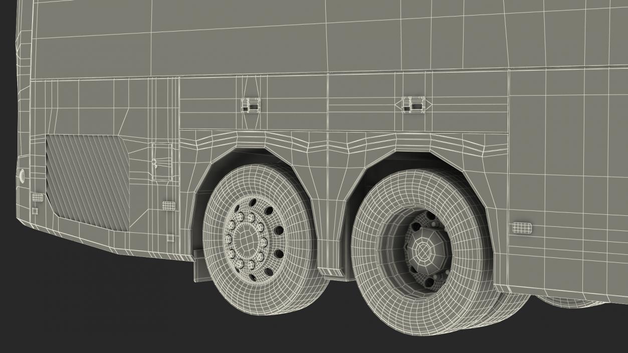 3D Volvo 9900 Bus Rigged