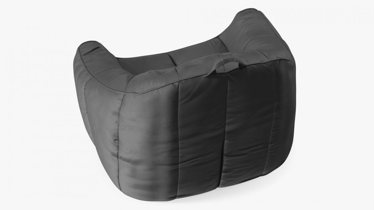 Hug Bean Bag Armchair Black 3D