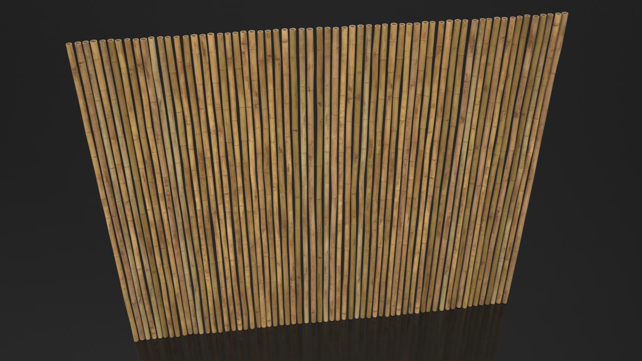 3D model Eco-Friendly Bamboo Fence