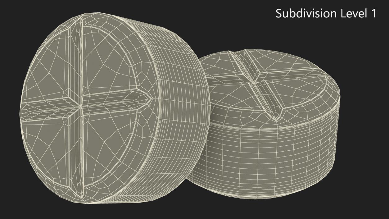 3D Medical Pills model