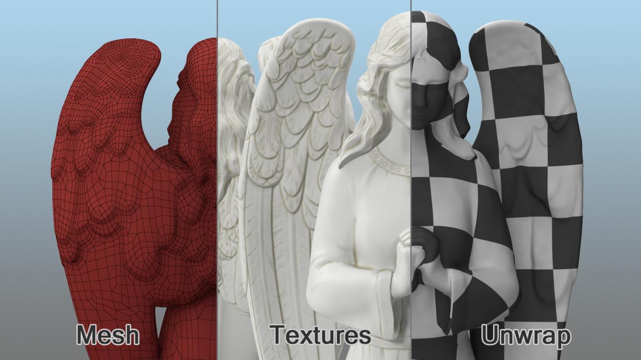 3D Stone Statues Collection 6