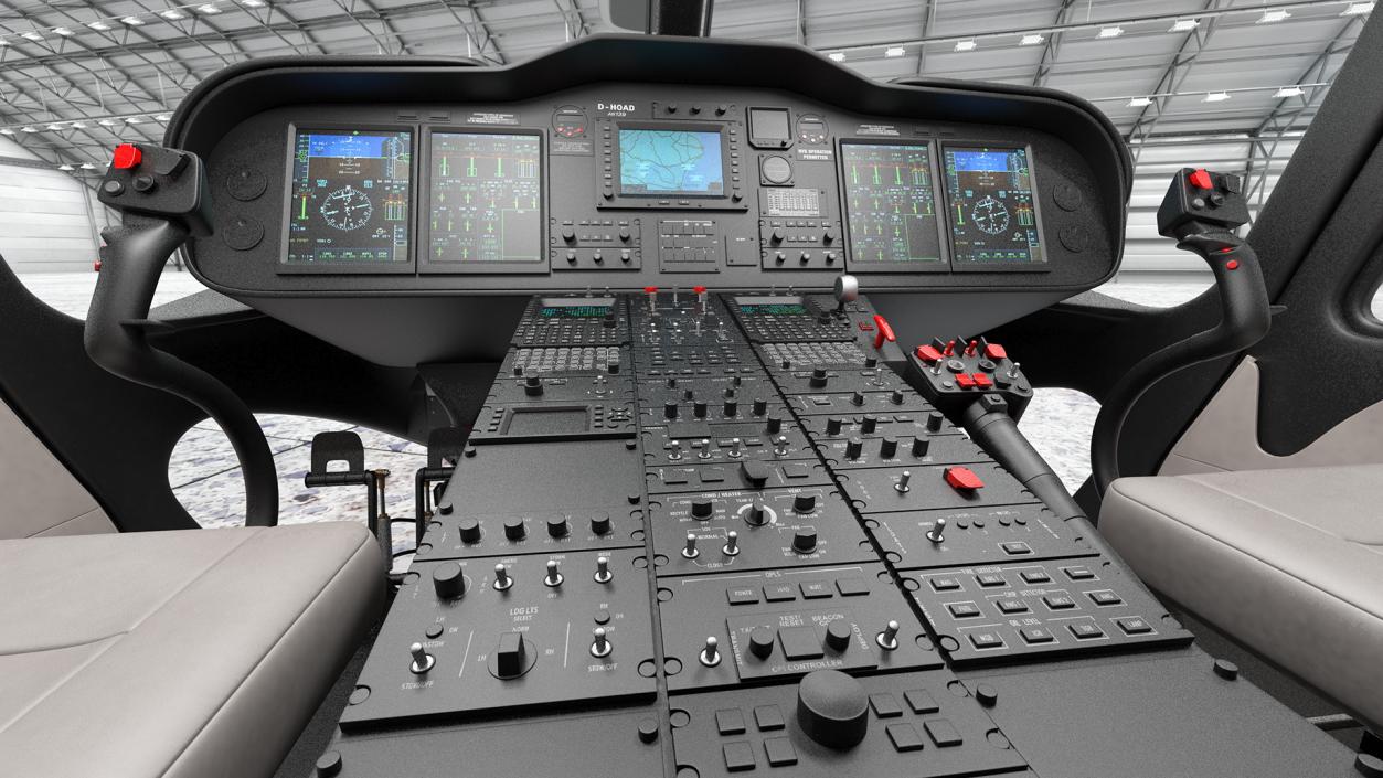 3D model Cockpits Controls Collection 2