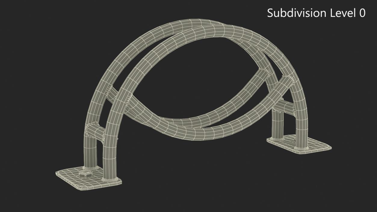 Single Cycle Stand Aluminum 3D