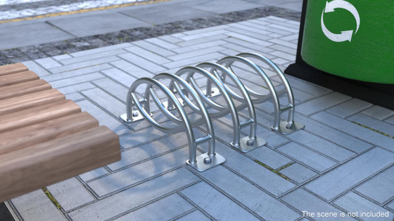 Single Cycle Stand Aluminum 3D