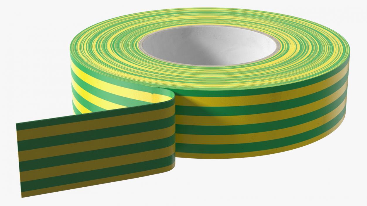 Insulating Electrical Tape Green 3D