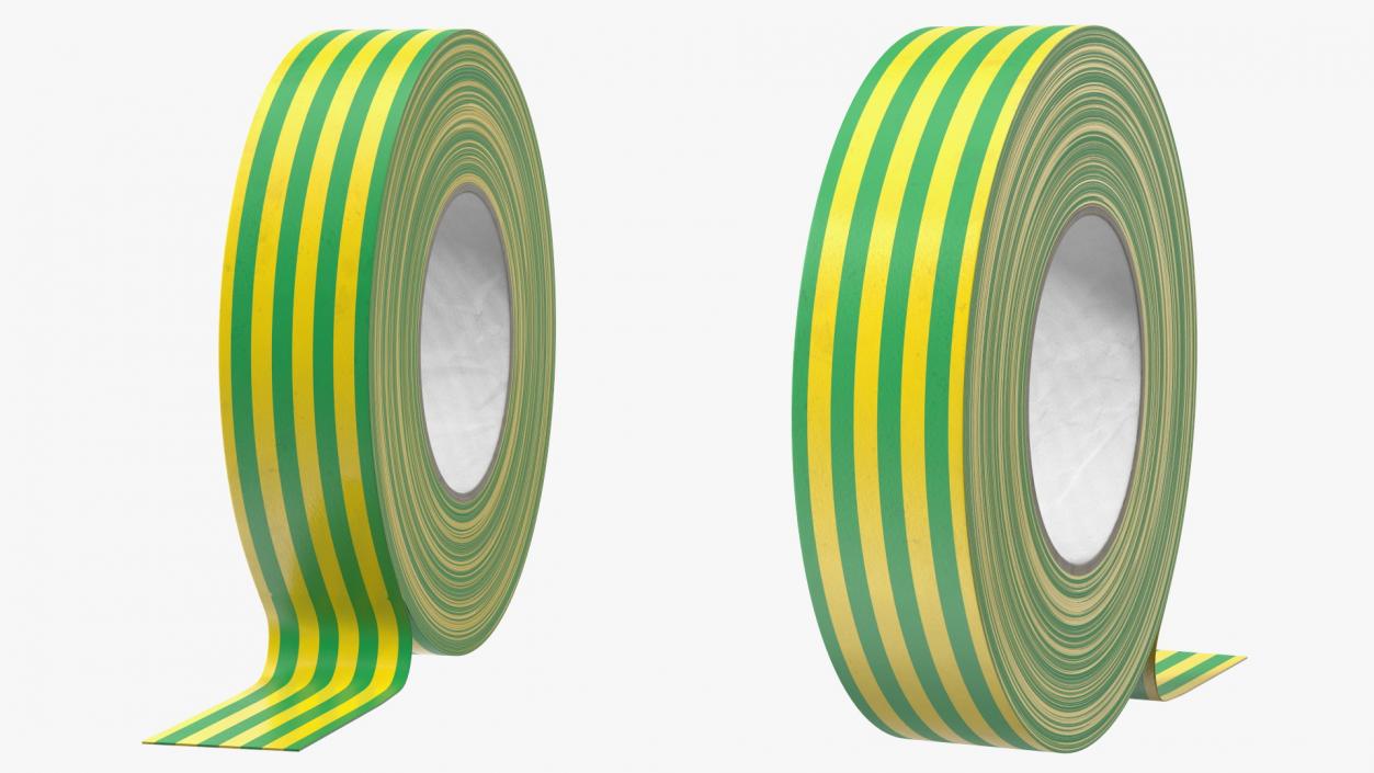 Insulating Electrical Tape Green 3D