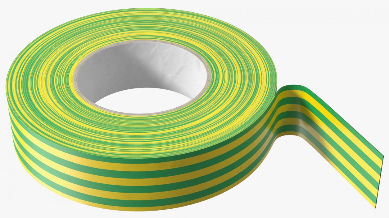 Insulating Electrical Tape Green 3D