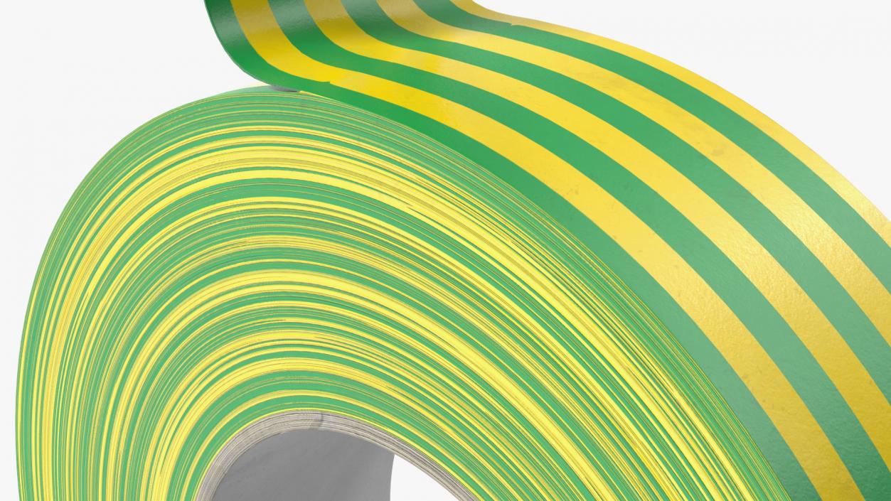 Insulating Electrical Tape Green 3D