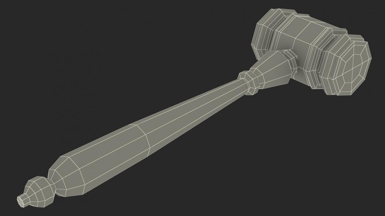 3D Judge Gavel