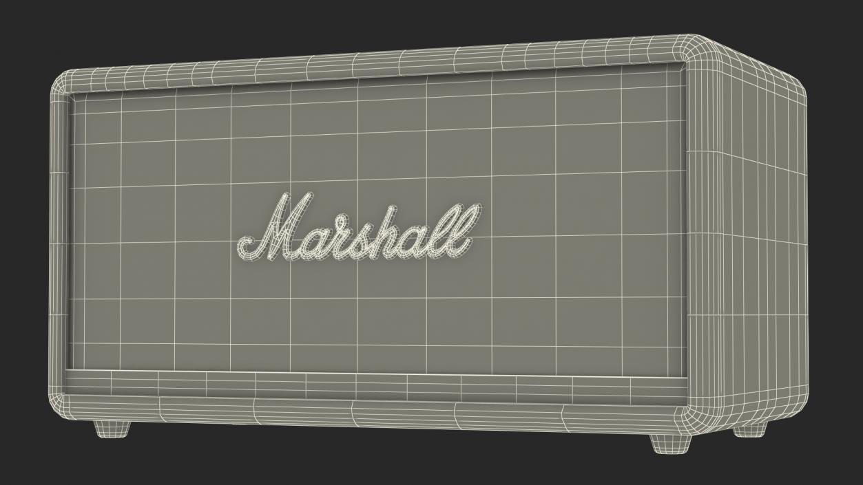 3D Marshall Stanmore II Wireless Bluetooth Speaker White model