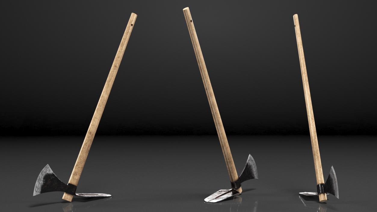 3D Mattock with Axe Gardening Tool