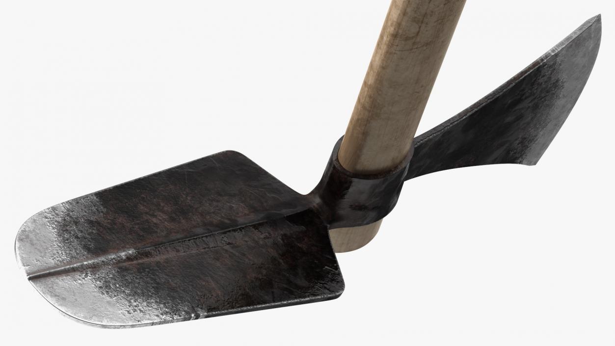 3D Mattock with Axe Gardening Tool