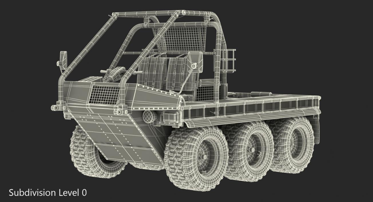 3D model Military High Mobility Vehicle ATMP