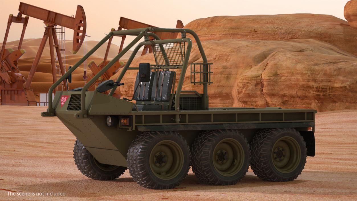 3D model Military High Mobility Vehicle ATMP