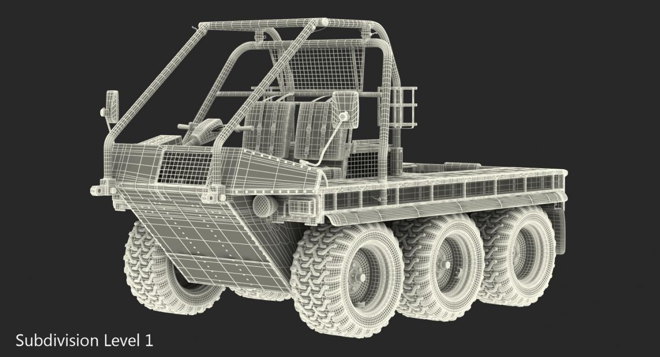 3D model Military High Mobility Vehicle ATMP