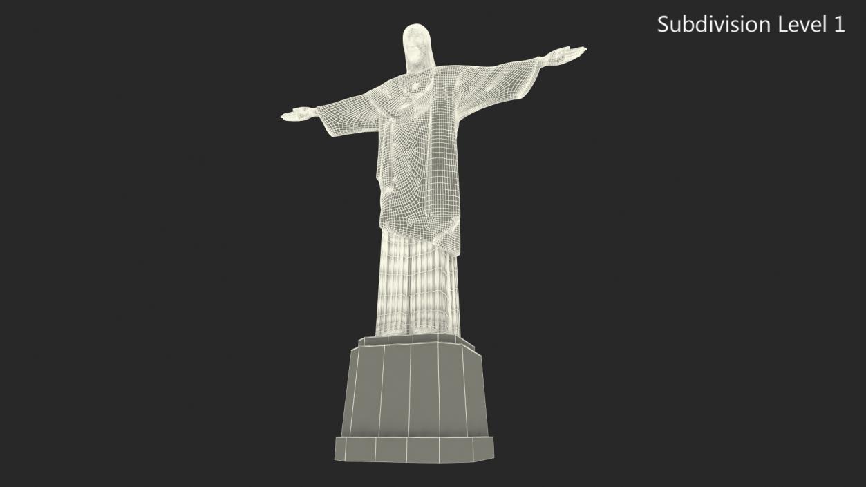 3D Christ the Redeemer Statue