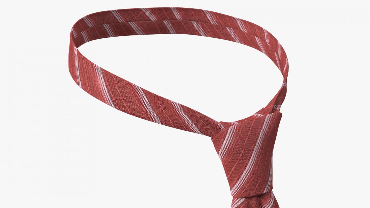 3D model Striped Necktie