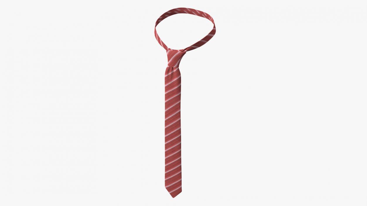 3D model Striped Necktie