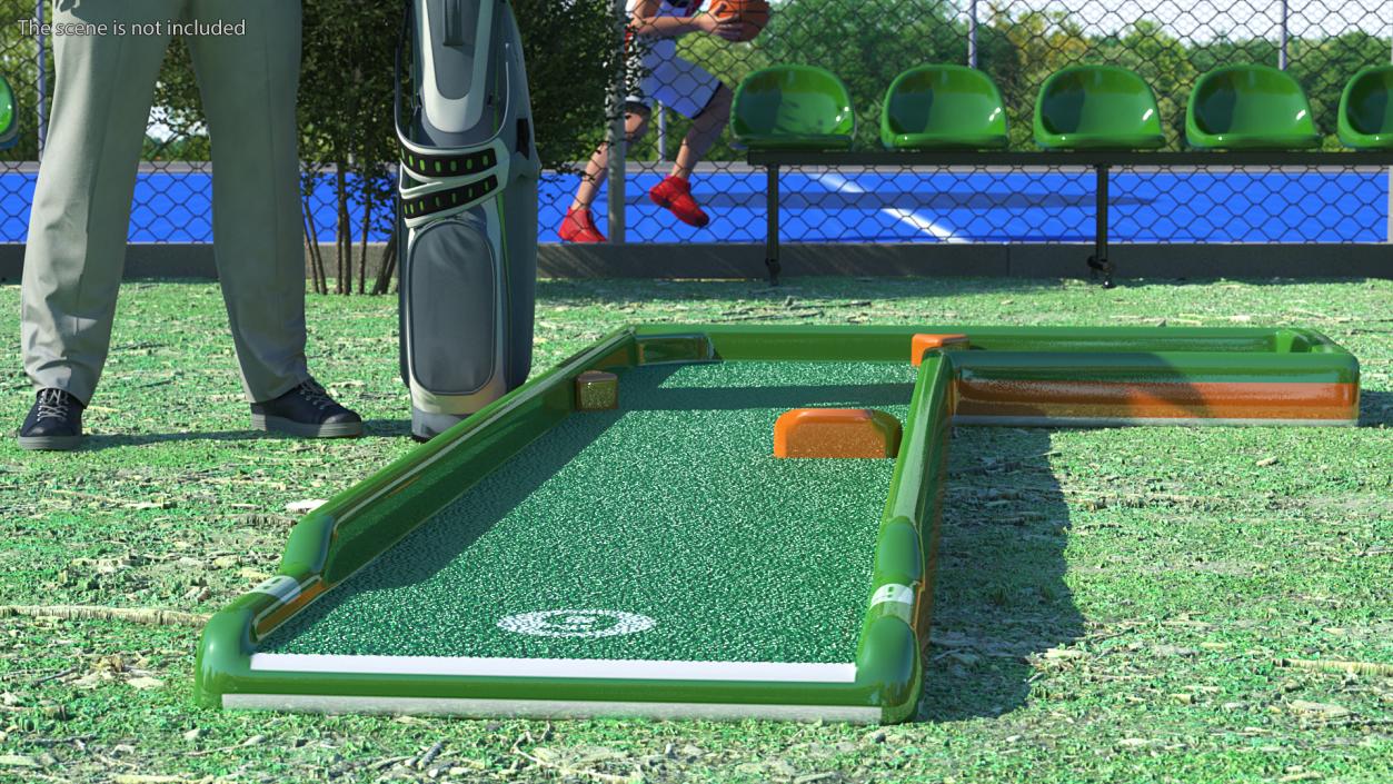 Mini Golf Portable Outdoor Collection 3 3D model